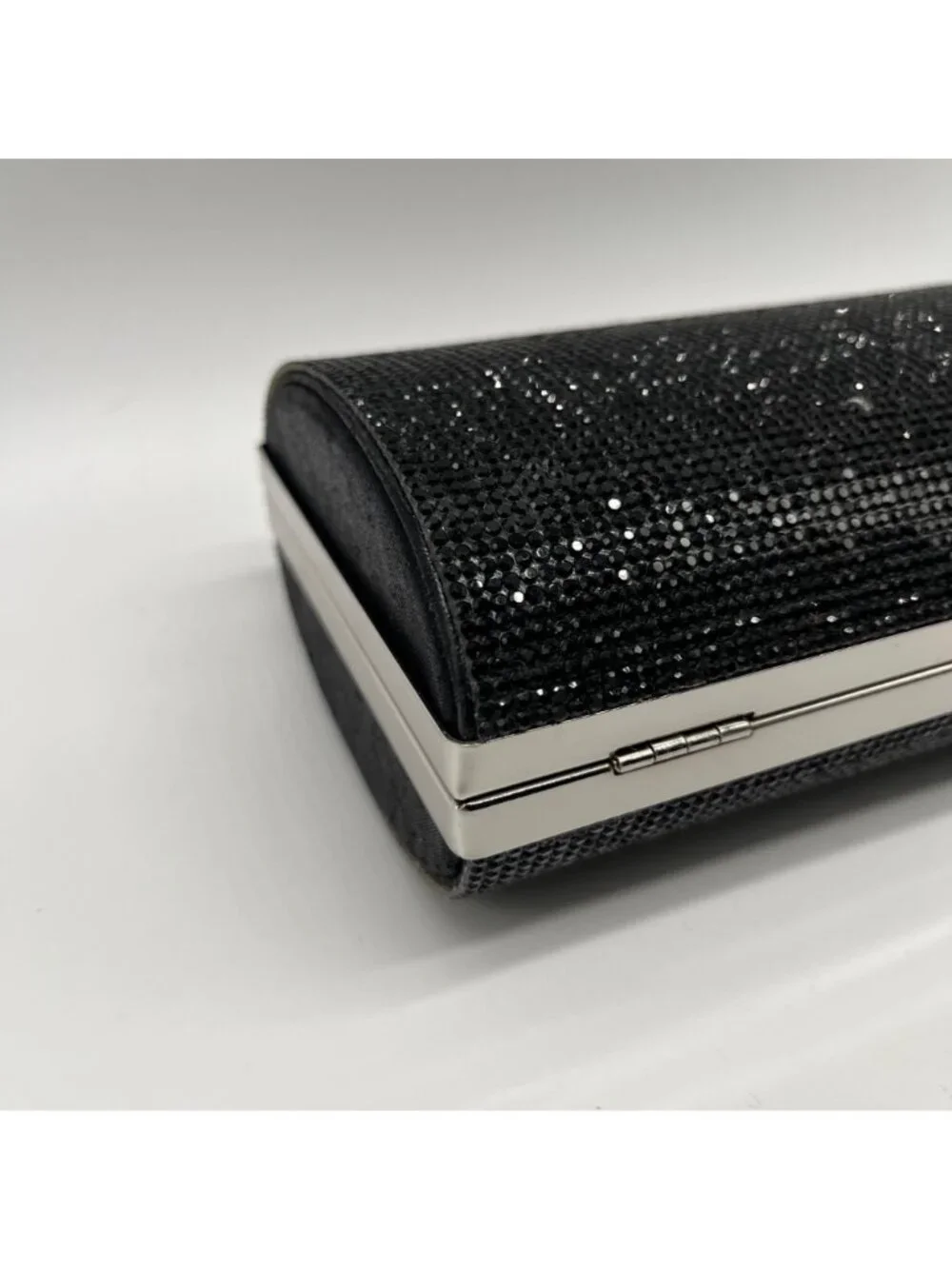 I.N.C. International Concepts Black Ranndi Microstone Mini Clutch Crossbody